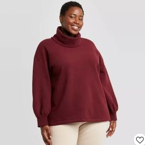 PLUS SIZE X14W WOMEN'S SWEATSHIRT SWEATSHIRT